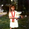 1991-mo-with-junior-world-japan-cup-trophy-in-moms-frontyard